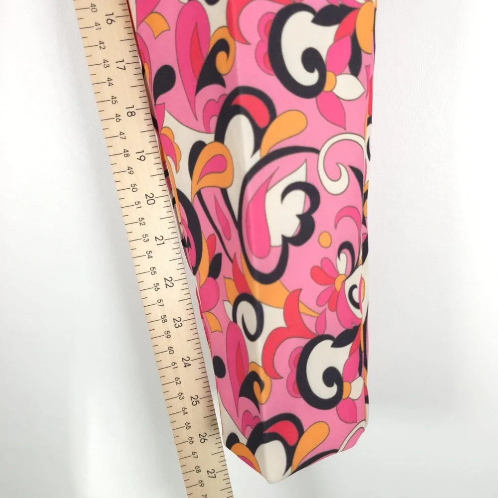NWT ZARA Paisley Floral Straight‎ Leg High Waist Pants 1478/935 Size XS